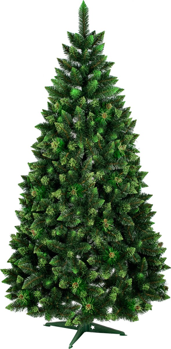 Veran Kunstkerstboom - Kerstboom - Binnen - Kunststof - Hoge kwaliteit - Geen Verlichting - 220 cm