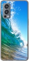Geschikt voor OnePlus Nord 2 5G hoesje - Een close-up van een golf die breekt voor de kust van Hawaii - Siliconen Telefoonhoesje