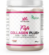 XXL Nutrition - Fish Collagen Plus+ - Viscollageen Poeder, Marine Collageen - Orange - 300 Gram