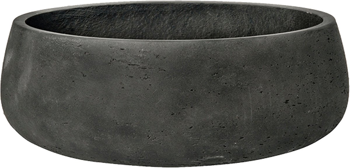 Pottery Pots Bloempot Plantenschaal Grijs-Zwart D 39 cm H 14.5 cm
