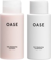 OASE Hair Thickening Shampoo & Conditioner – Vegan Shampoo & Conditioner tegen Haaruitval – Effectief tegen Roos en andere Schimmelinfecties – Voor alle Haartypes – 2x 250 ml