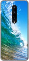Geschikt voor OnePlus 7 Pro hoesje - Een close-up van een golf die breekt voor de kust van Hawaii - Siliconen Telefoonhoesje