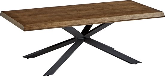 Table Basse Ronde En Chêne Foncé – Style Industriel, Fabrication UK (30×20 Pouces)