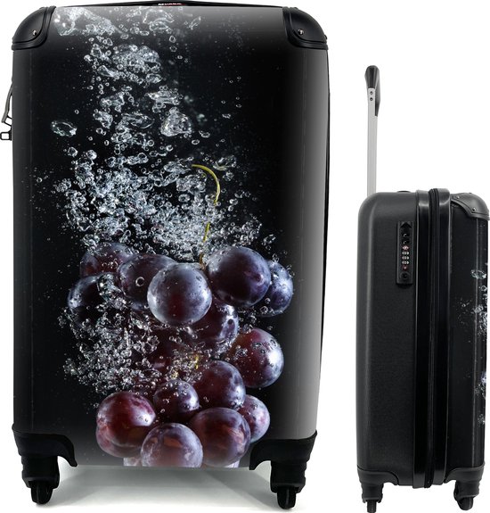 MuchoWow® Koffer - Rode druiven doorbreken het wateroppervlakte - Past ...