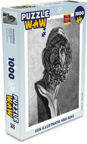 Puzzel Een illustratie van Ajax - Legpuzzel - Puzzel 1000 stukjes volwassenen