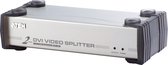 2-Poorts Met Audio-Ondersteuning DVI-Splitter Zilver