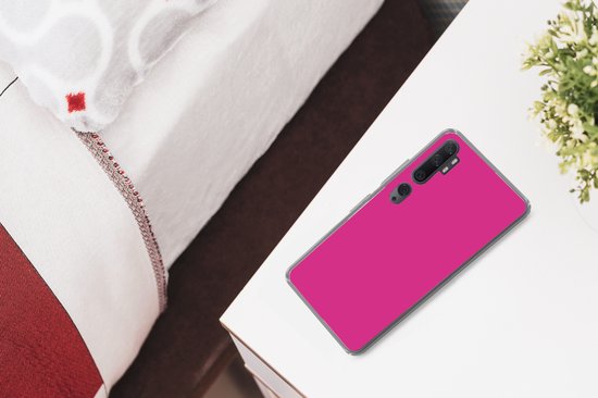 Xiaomi Mi Note 10 - Fuchsia - Néon - Couleurs - Coque de téléphone en Siliconen