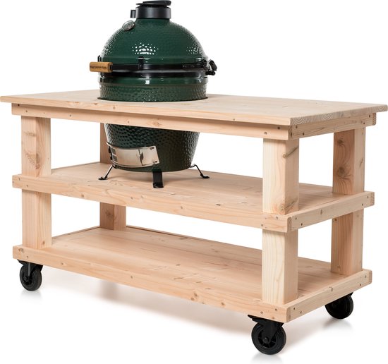 onpeilbaar Overtollig schaduw Big Green Egg Medium + Fraaii Douglas Tafel Standaard | bol.com