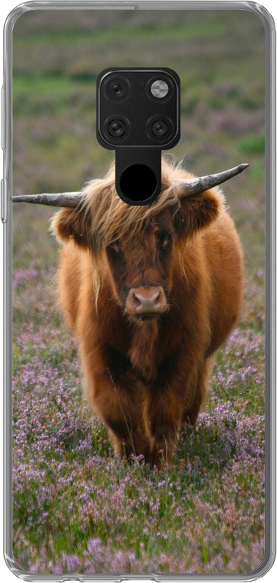 Coque Huawei P40 Lite - Scottish Highlander - Heather - Animaux - Coque de téléphone en Siliconen
