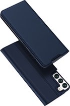 Dux Ducis - Telefoonhoesje geschikt voor Samsung Galaxy S22 - Skin Pro Book Case - Blauw