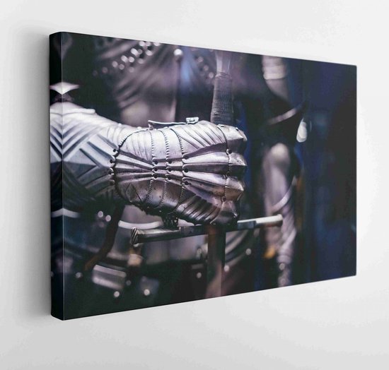 Eenvoudig Zwart Lederen Gothic Harnas Met Gespen Onder De Buste main image 1