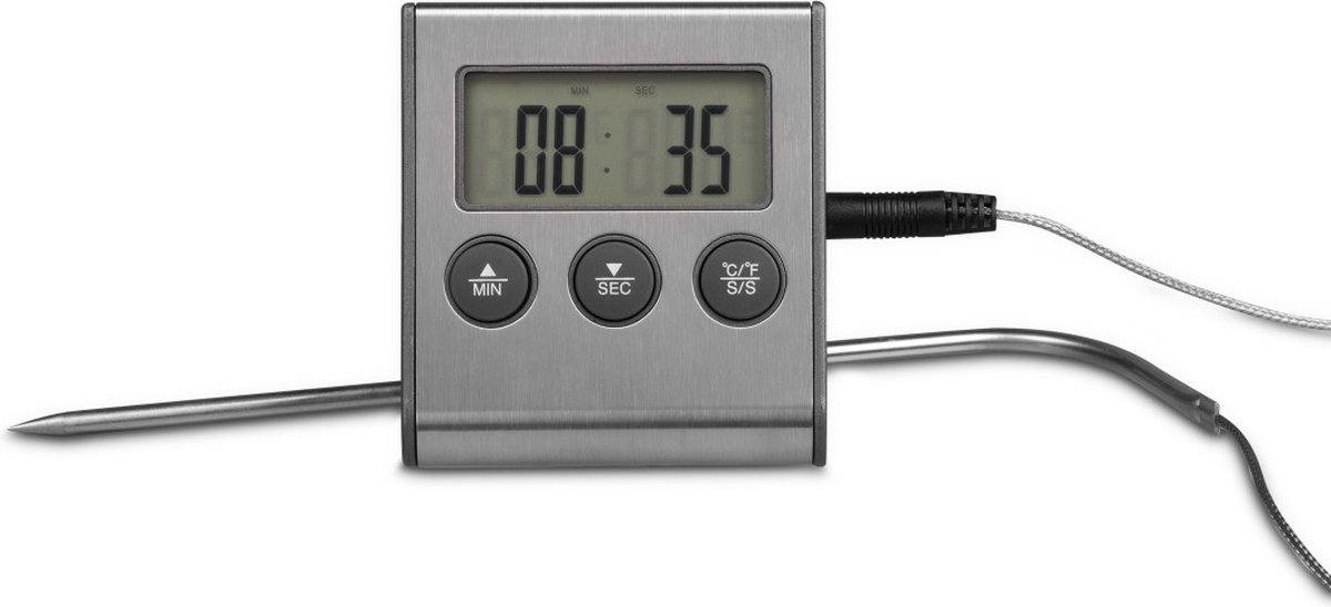 Xavax Digitale Vleesthermometer Met Timer Bedrade Sensor — cadeau in Kookcadeaus - foto 6
