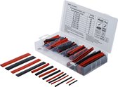 BGS Assortiment krimpkous rood / Zwart 150 delig