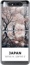 Coque Samsung Galaxy A80 - Japon - Sakura - Printemps - Rose - Coque de téléphone en Siliconen