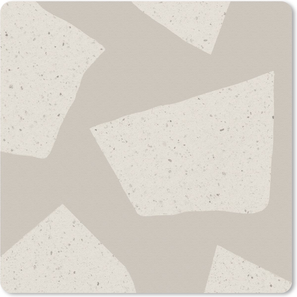 Muismat 20x20 cm - Mousepad Terrazzo - Abstract - Pastel - Patronen - Muismatten