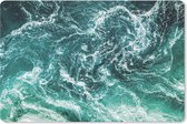 Muismat - Mousepad - Oceaan - Water - Zee - Luxe - Groen - Turquoise - 27x18 cm - Muismatten