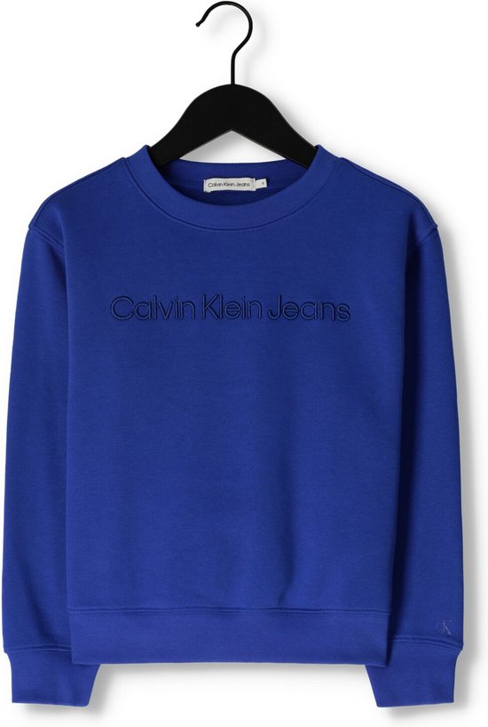 Calvin Klein Ck Embroidery Logo Sweatshirt Truien & Vesten Jongens - Sweater  - Hoodie... | bol.com