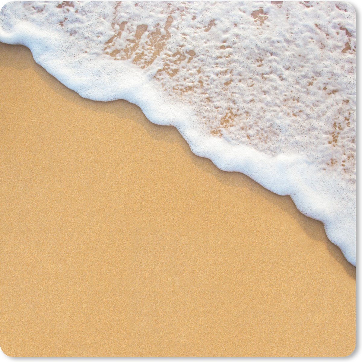 Muismat 20x20 cm - Mousepad Strand - Water - Zee - Tropisch - Zomer - Muismatten