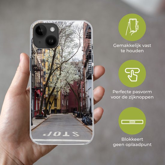 Apple iPhone 14 Plus - Housse souple - New York - Amérique - NYC - Coque en Siliconen téléphone