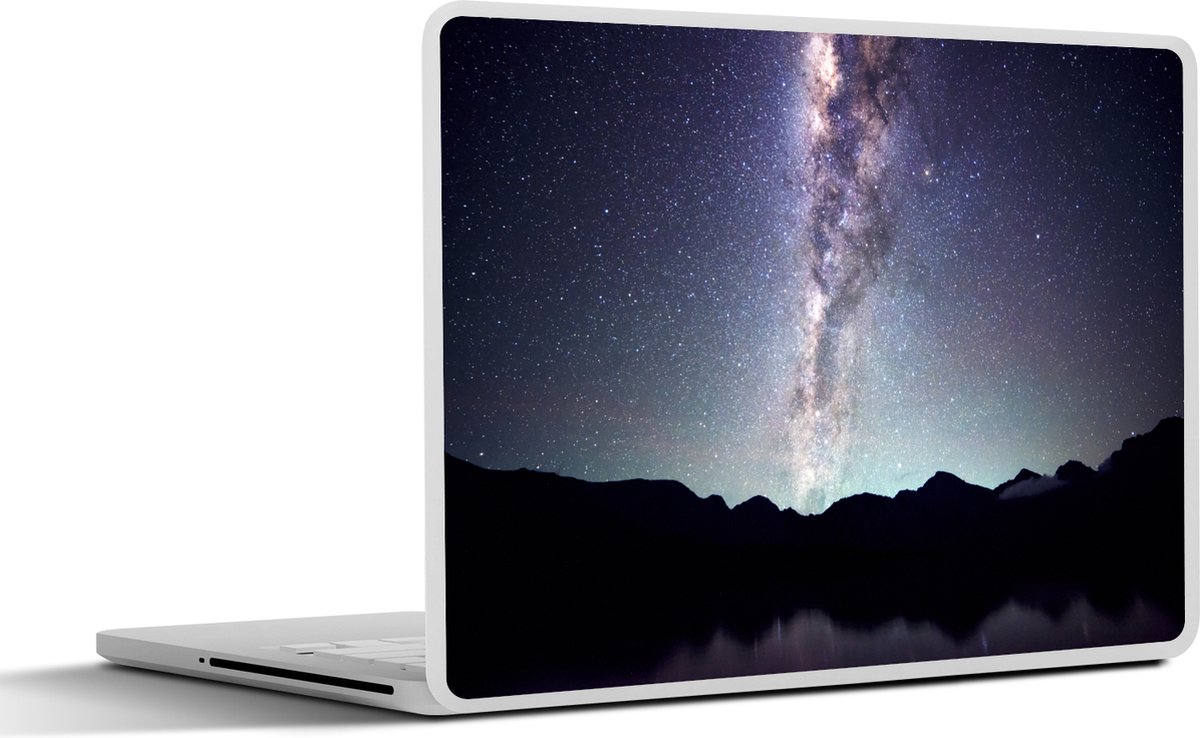 Laptop sticker - 17.3 inch - Heelal - Melkweg - Sterrenhemel - Jongens - Meisjes - Kinderen - 40x30cm - Laptopstickers - Laptop skin - Cover