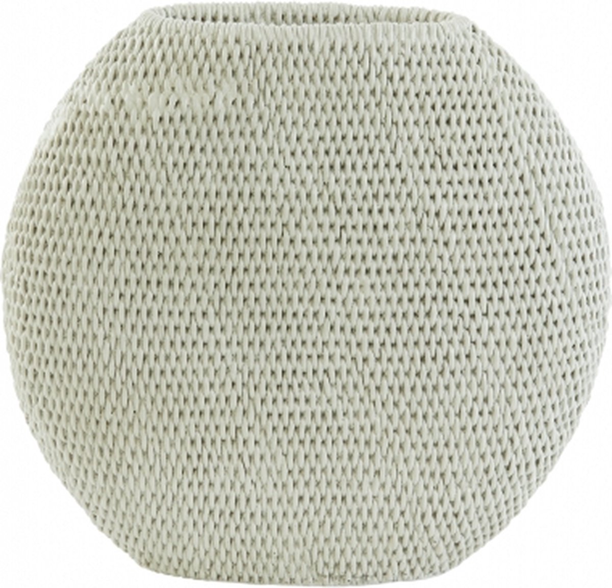 Light & Living - Vaas Mashaba S Naturel - Kunststof Zand - 30x28x12cm (hxbxd)