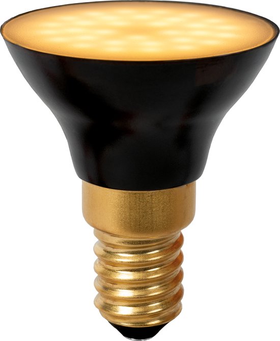 Lucide G45 - Led lamp - Ø 4,3 cm - LED Dimb. - E14 - 1x5W 2700K - 3 StepDim - Zwart
