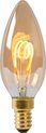 Lucide C35 - Filament lamp - Ø 3,5 cm - LED Dimb. - E14 - 1x3W 2200K - Amber