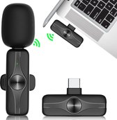 MATTI® - Draadloze Microfoon - USB-C - Microfoon - Bluetooth Microfoon - Dasspeld, Lavalier - Laptops & Android