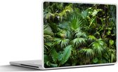 Laptop sticker - 17.3 inch - Palmbladeren - Zon - Tropisch - 40x30cm - Laptopstickers - Laptop skin - Cover