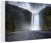 Waterfall Canvas 60x40 cm - Tirage photo sur toile (Décoration murale salon / chambre)