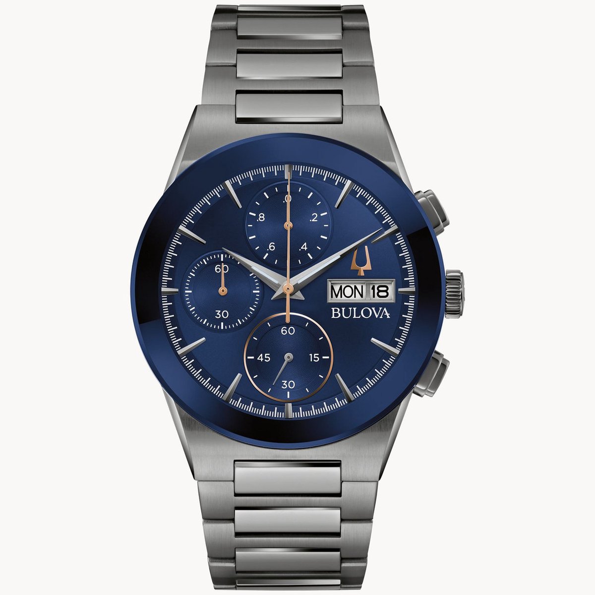Bulova Millennia 98C143 Horloge - Staal - Grijs - Ø 41 mm