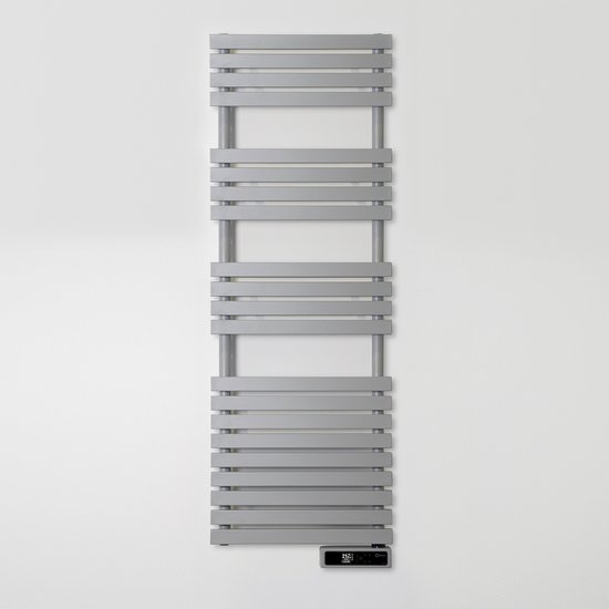 D SERIES Handdoek Radiator - Grijs - Voor Badkamer 6-7m2 - 147,5cm hoog ...