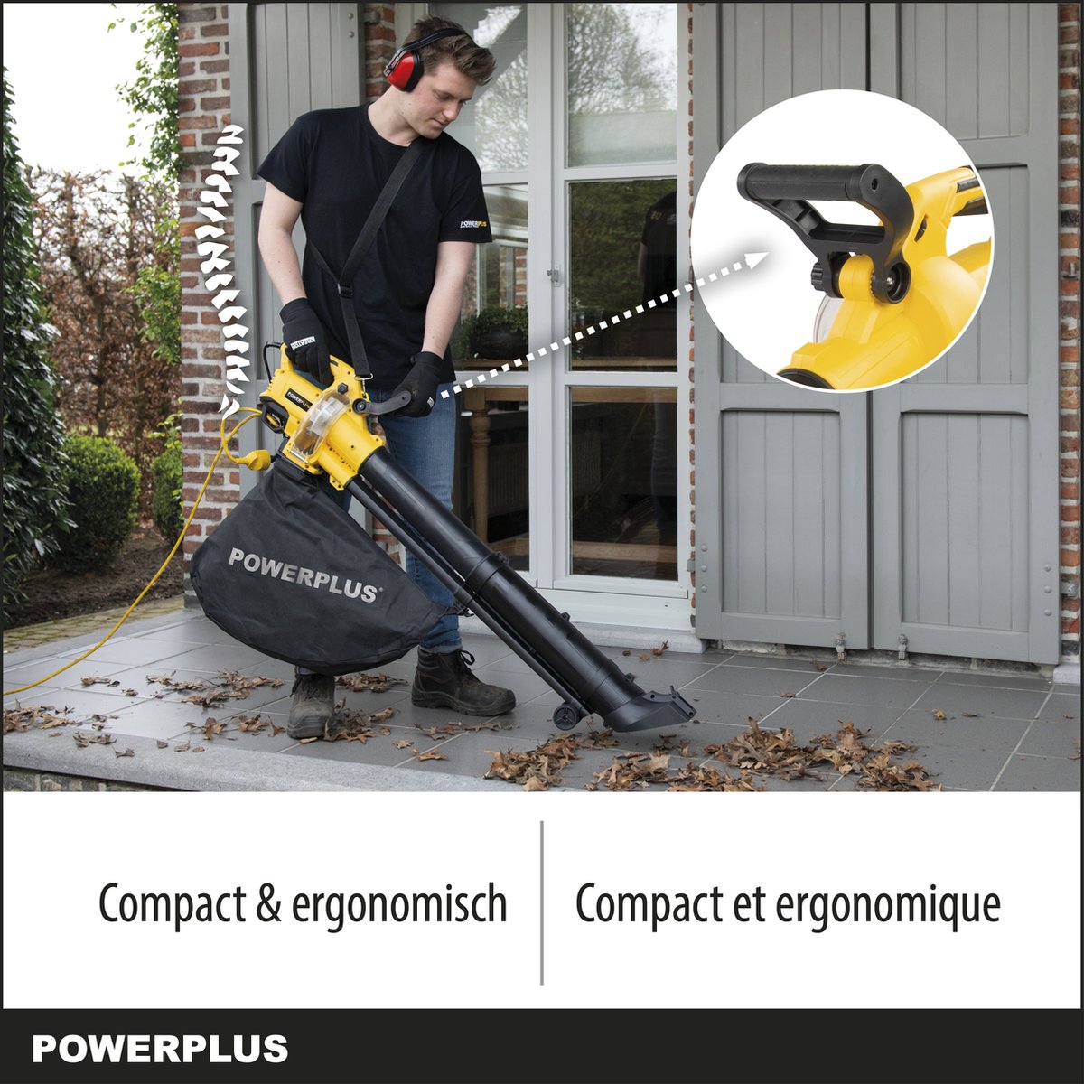 Powerplus - Dual power garden - POWDPG75270 - Leaf blower/vacuum