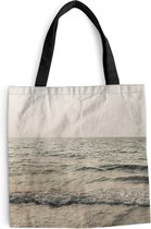 Sac bandoulière - Sac de plage - Shopper Summer - Mer - Vert - 40x40 cm - Sac en coton
