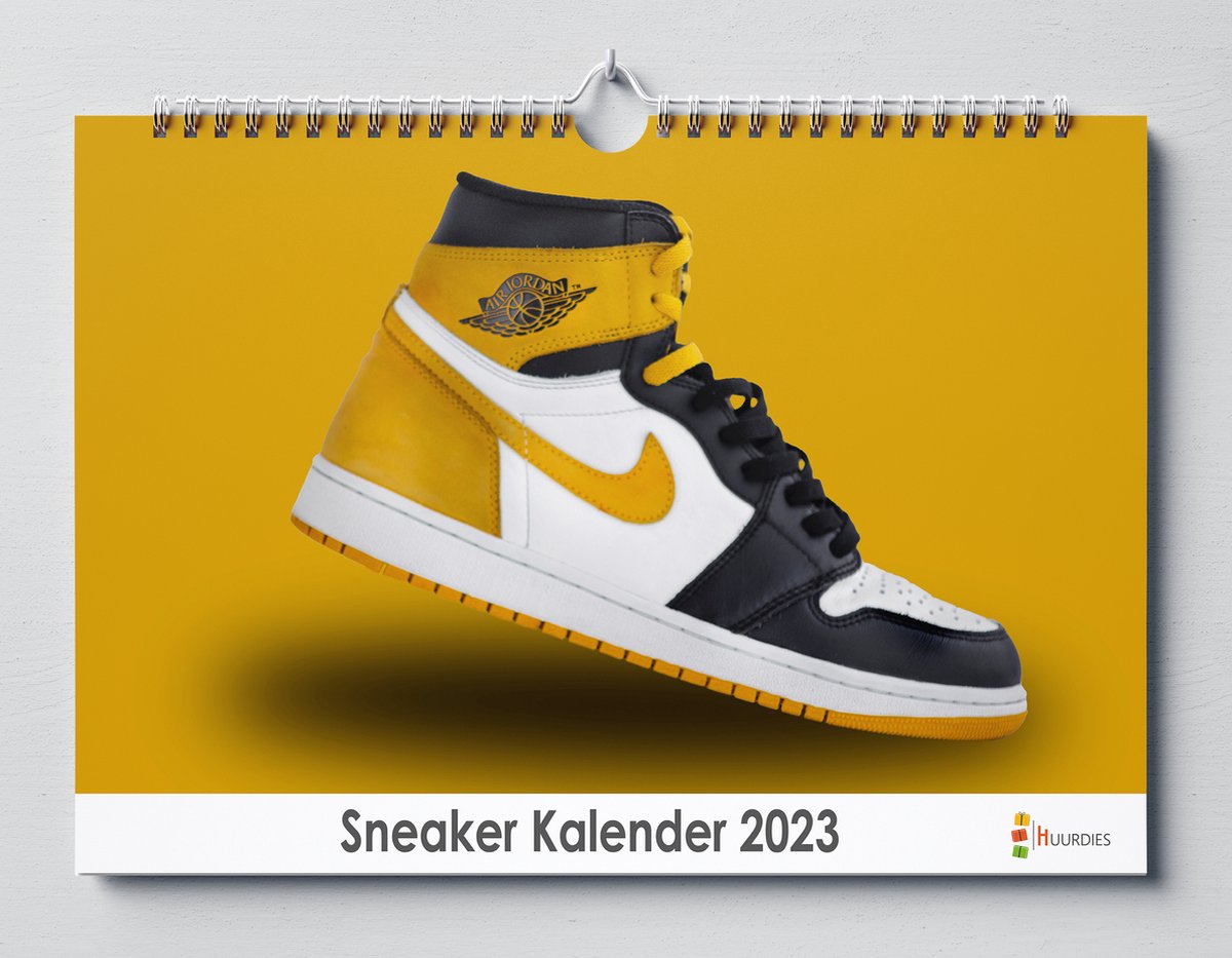 Sneaker kalender 2023 | 35x24 cm | jaarkalender 2023 | Wandkalender 2023