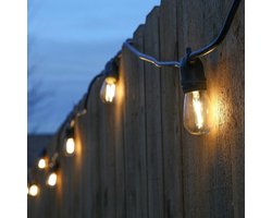 KS Verlichting - Party Lichtsnoer - 20 meter - Lichtslinger voor Buiten - Tuinverlichting - Terrasverlichting Warm Wit Licht