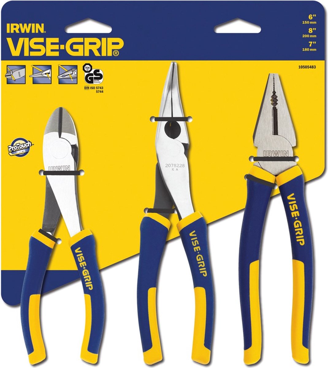 Irwin ProPliers 3-delige set - 10505483