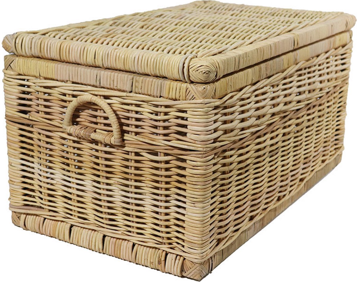 Rotan Opbergmand Thomas - 80x48xH40 cm