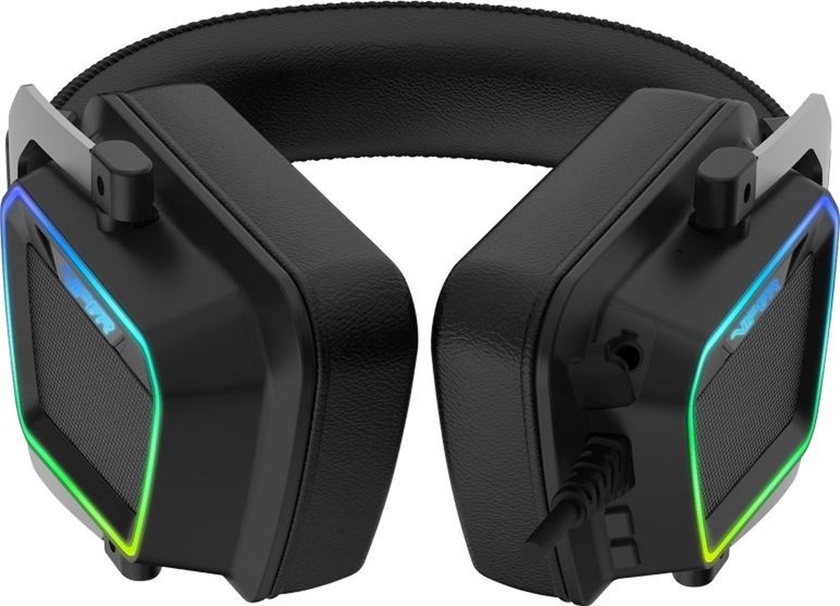 Patriot Viper V380 - Gaming Headset -Virtual 7.1 Surround Sound - PC Gaming - ENC Microphone - Full Spectrum RGB