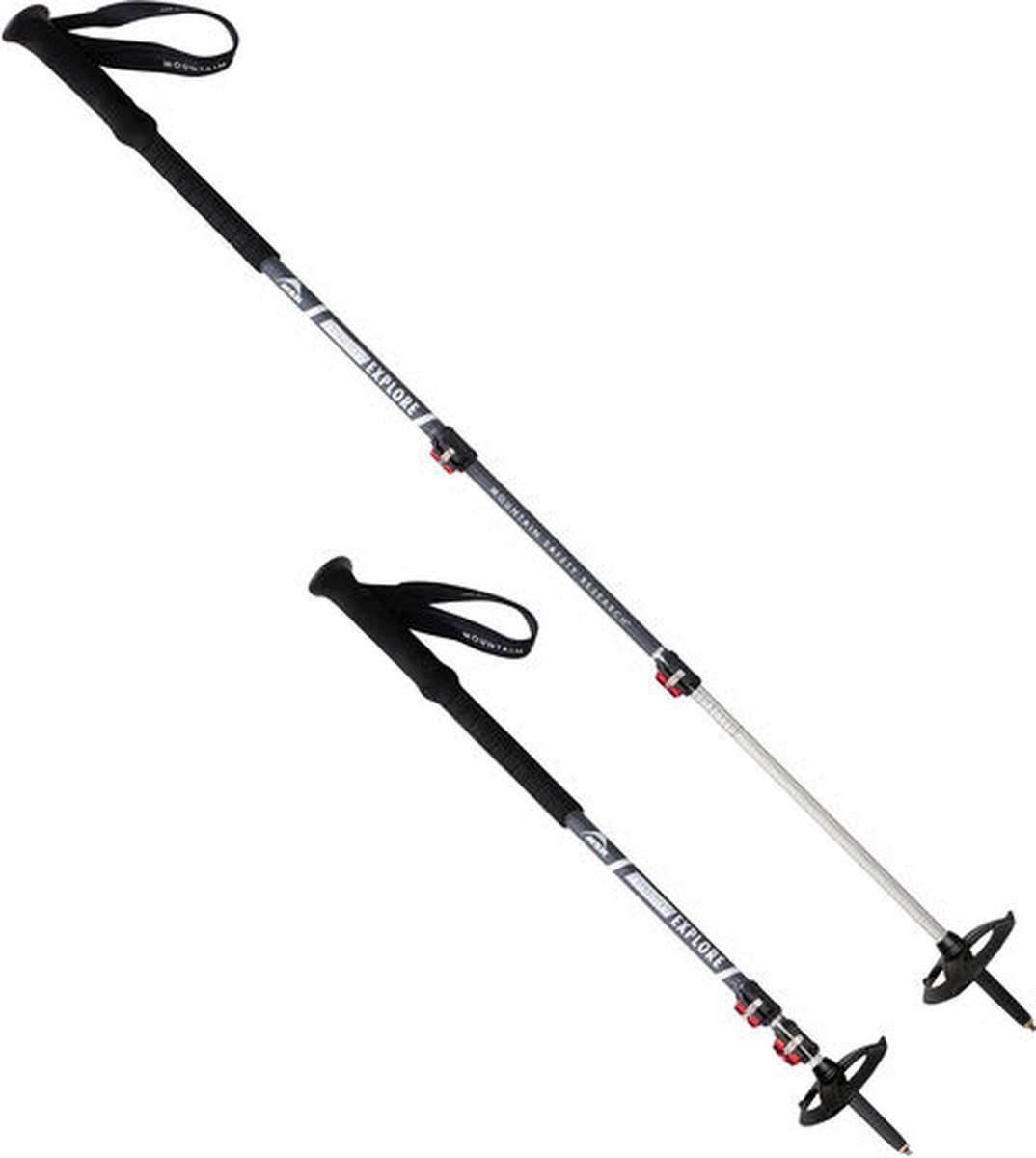 Dynalock Explore Wandelstokken 3-delig 100-140 cm