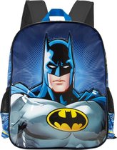 Kids Licensing School Backpack - Batman - Sac à dos Enfants - Taille: 31x26x11cm - Blauw avec Zwart