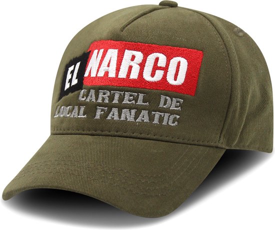 Baseball Cap Heren - EL NARCO - Groen