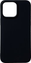 Casemania Hoesje Geschikt voor Apple iPhone 14 Pro Max Zwart - Extra Stevig Siliconen Back Cover