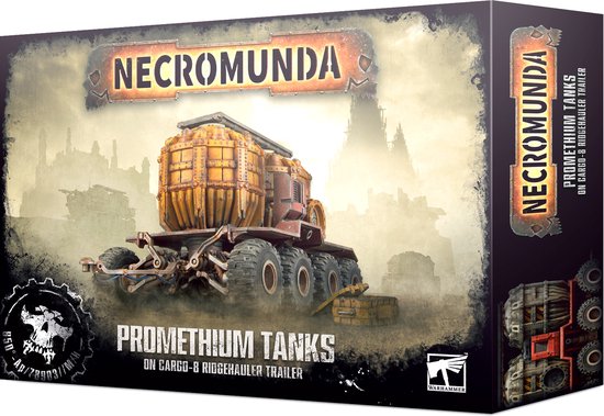 Afbeelding van het spel Necromunda Promethium Tanks on Cargo-8 Trailer