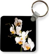 Sleutelhanger - Uitdeelcadeautjes - Orchidee - Bloemen - Planten - Botanisch - Plastic