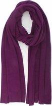 Coco cashmere scarf- Omslagdoek- Fijn gebreide kasjmier sjaal- Uni- Cadeau voor man- Cadeau voor vrouw- Cosy chic-Paars