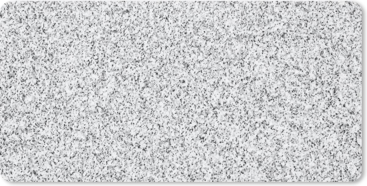 Muismat - Graniet - Zwart - Wit - Patroon - Grijs - Mouse pad - 80x40 cm