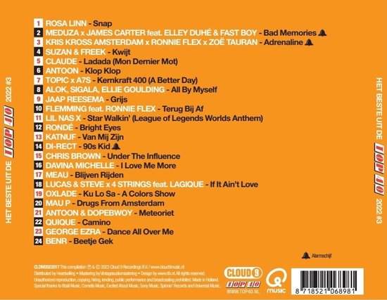 Various Artists - Qmusic Presents Het Beste Uit De Top 40 2022 #3