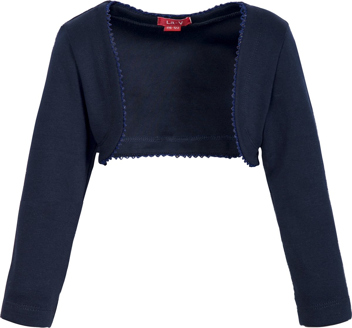 La V Bolero meisje Donkerblauw 140-146