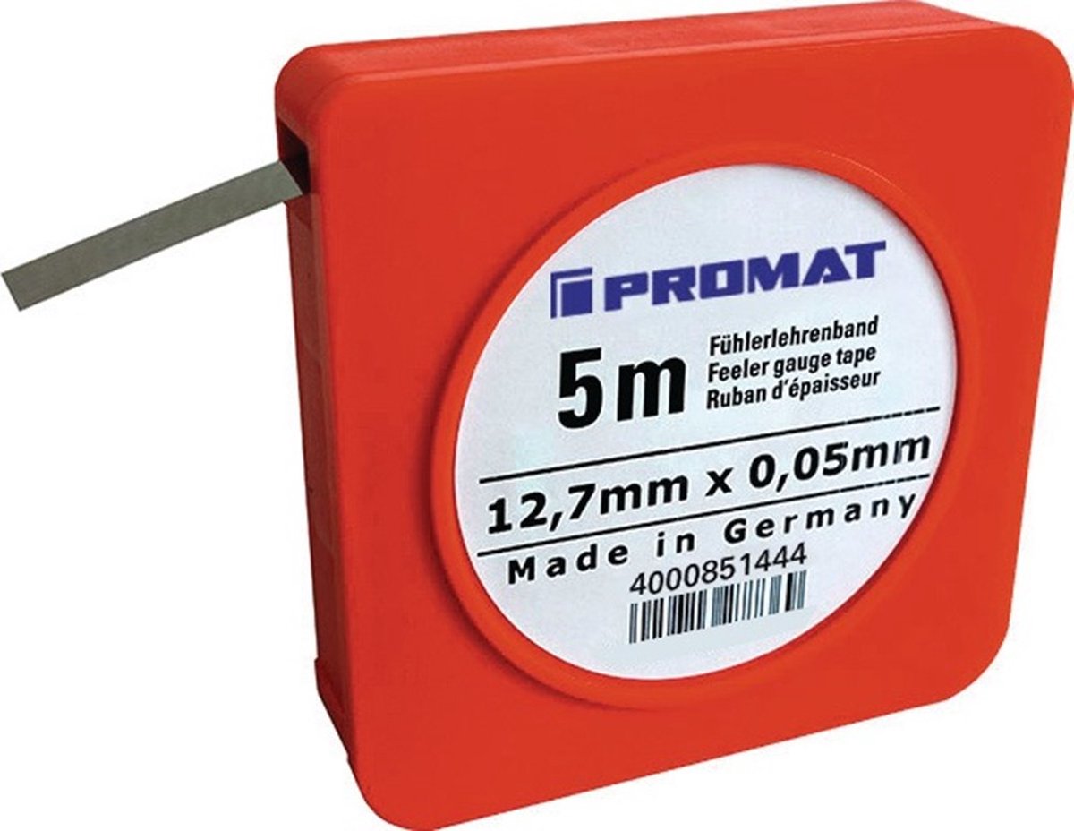 Promat voelermaatband - 5m x0.01x12,7mm - 4000851440